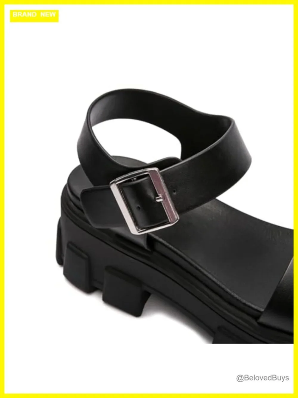 Platform Wedge Sandals Chunky Heels Ankle Strap Open Toe Lug Sole Summer Sandals